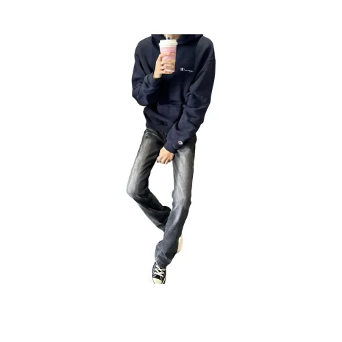 DAFK Вымытые Черные Мужские Джинсы