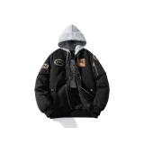 Чёрный [Зимний Утеплённый] С капюшоном Съемный