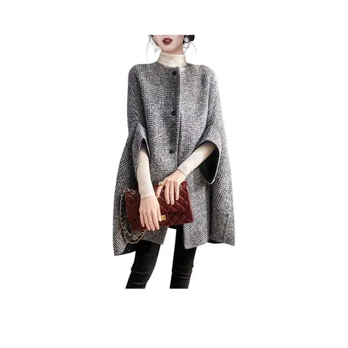 Langqing Изображение Цвет Подарок Wave Прозрачный Brand Наклеенный Женское Пальто