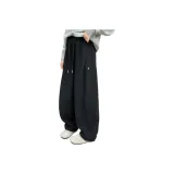 Black Gray Fleece-Lined Pants  
Черные серые штаны с флисовой подкладкой