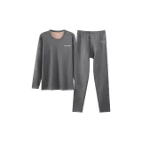 Круглый вырез, средний серый