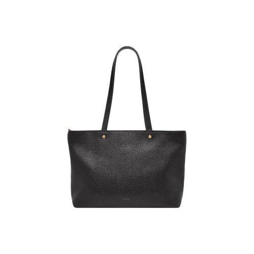 FOSSIL Кожа Плечевая сумка Стандартная Женская Черная