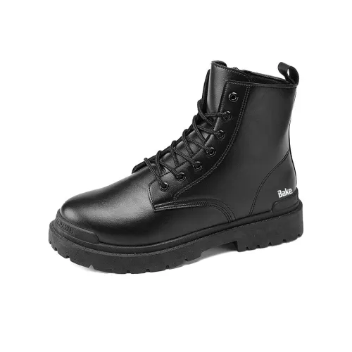 Bake Martin Boots Черный флис с подкладкой Мужской