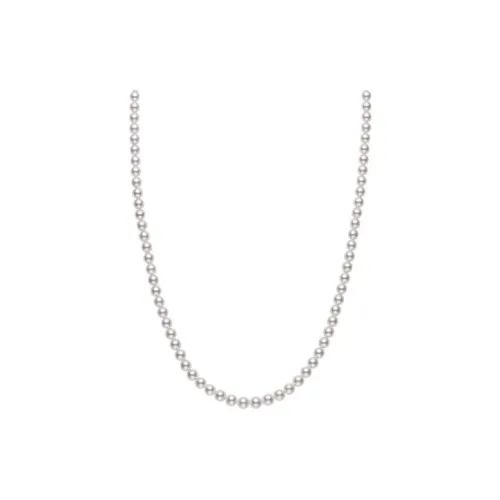 MIKIMOTO Akoya Жемчужные ожерелья Женское серебро