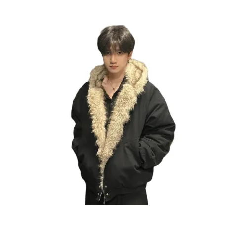 W.O.L Черный мужской пуховик