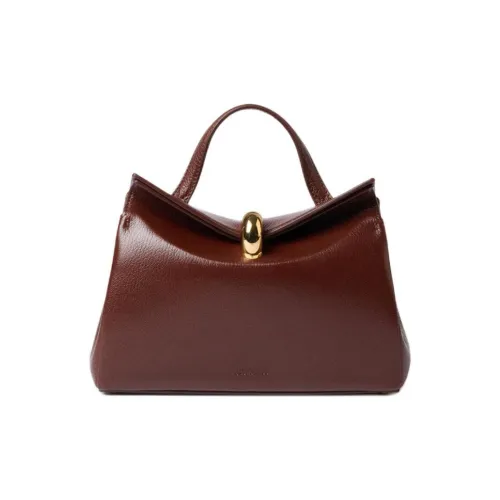 Jacquemus Козья кожа Сумка Маленькая Женская Красно-коричневая