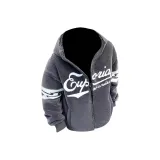 Серый Осенний Зимний с флисовой подкладкой