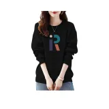 Большой R Буква - Черный