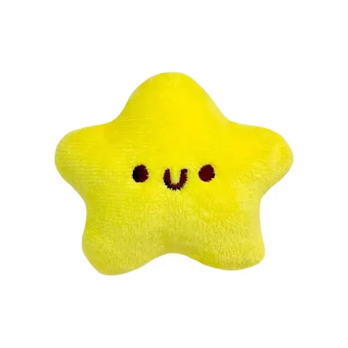ROUERXIONG Милый Креативный Мультяшный Улыбка Звезды Плюшевый Брелок 7 см Длина Тела