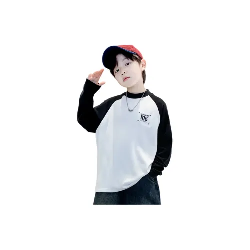 Yunpo Длинный рукав Т-рубашка Подростки