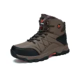 Коричневая обувь без подкладки