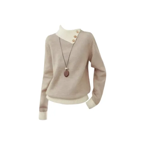 ZEKIKO STUDIO Овсяной Женский Трикотаж