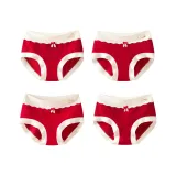 4 пачки - Волна Красный + Ромб Узор Красный + Сердце Красный + Вишневый Красный