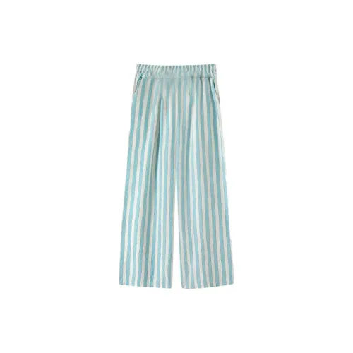 OEING Mint Stripes Pants Women's Pajama Pants