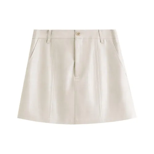 FANSILANEN Кожаные короткие юбки Женские