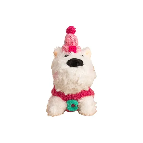 COORUBA Милый Вест-хайленд Щенок Украшение Плюшевый Брелок Высота 16 см
