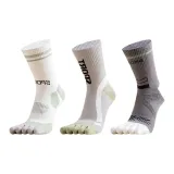 [Профессиональный Спортивный · Петля для пальцев Сжатие] 3 упаковки - Белый + Светло-серый + Темно-серый