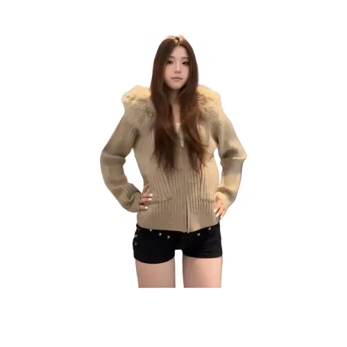 VENICEW Овсяный с VN Бренд Наклейка Женские Трикотаж