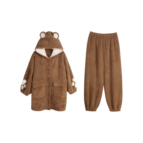 XUANZHITING Осенне-зимний комплект пижам для женщин