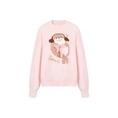 Umoumo Розовые Женские Свитера