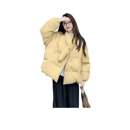 HUICUIGE Желтый Женские пуховики