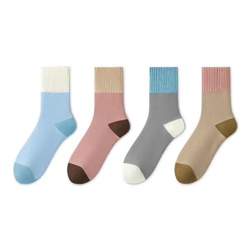 LUOLIAN Носки Crew Женские упаковка из 4 пар