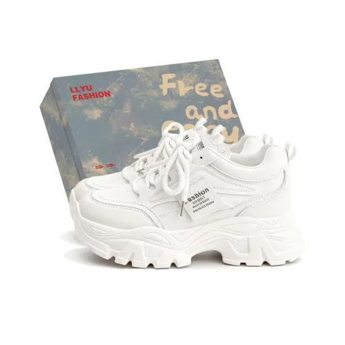 LELEYU Низкий топ массивные кроссовки женские