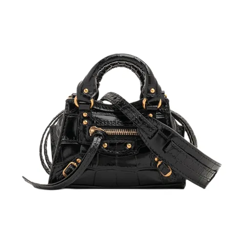 Balenciaga С рельефом тисненая коровья кожа байкерская сумка кошелек для монет сумка на одно плечо сумка через плечо