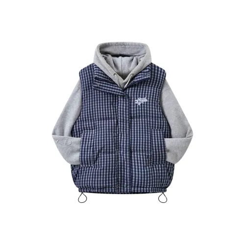 ZMHT Blue Unisex Gilets ZMHT Синий Унисекс Жилеты