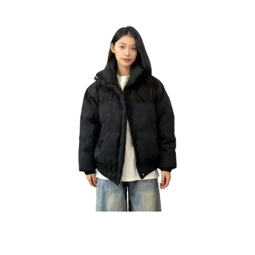 GUHUO Черный Унисекс Пуховики