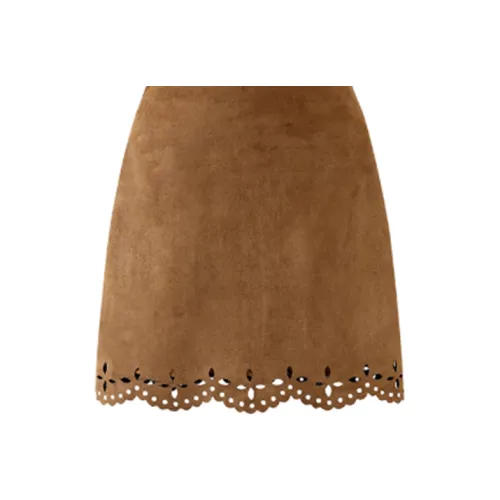 DANCANG Кофе Женские Повседневные Короткие Юбки