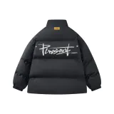 Чёрный, воротник-стойка, городской, минималистичный