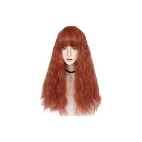 UMIFFA Волосы Женская Перука Красная Высокая Температура Пряжа Шерстяной Завиток