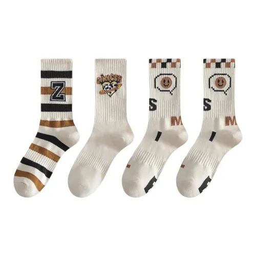 QINGYING Мужские носки MID до икры