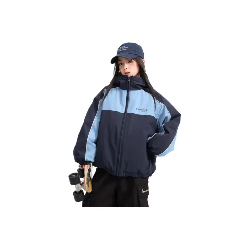 YOUMIWU Темно-синий KIDS Утеплённые куртки