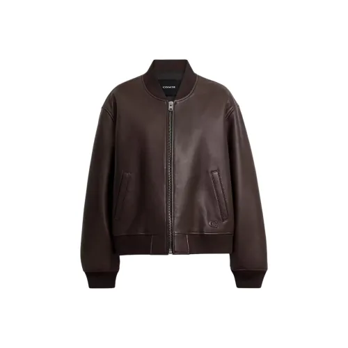 COACH Коричневый Женский Пуховик