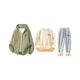 Серый горошек + Светлый бежевый + Серый