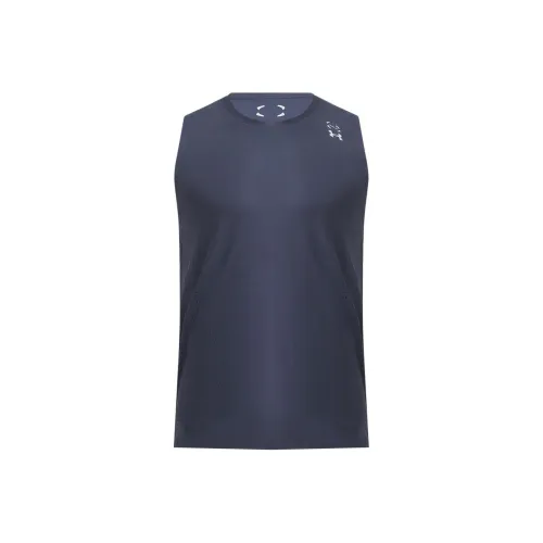 Under Armour Темно-синие Мужские Майки