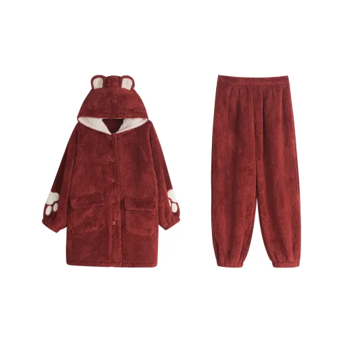 XUANZHITING Осенне-зимний комплект пижам для женщин