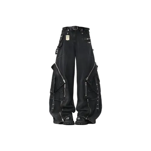 VPDP Черные Унисекс Джинсы