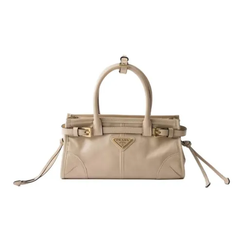 PRADA Bonnie Кожа Сумка Мини Женские Травертин