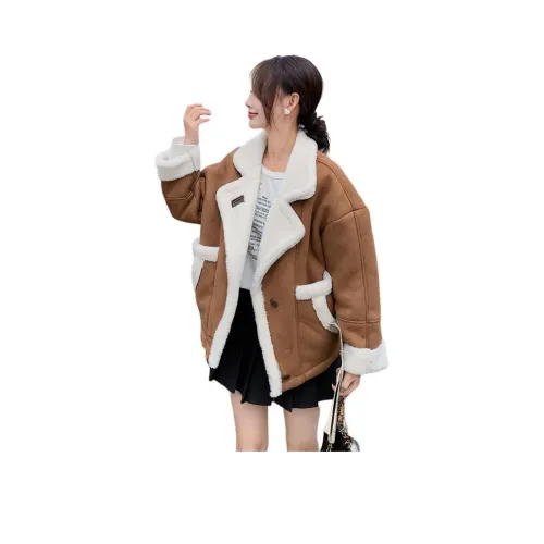 LAOYECHE Бархат Feel Пальто Женское