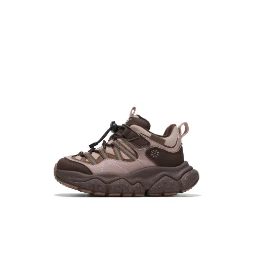 Ли совместный модель Термический Износостойкий Противоскользящий Низкий Топ Детская Беговая Обувь Грязно-розовая Детская