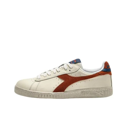 Diadora GAME L Аbrasion Resistant Низкие Кроссовки для скейтбординга Унисекс Бежево-красные