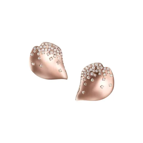 MIKIMOTO 18К Розовое золото Серьги Женские Розовое золото