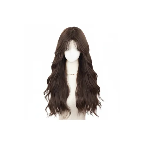 Sweet Pillow House Перука Женская Длинная Кудрявая Яйца Ролики Малыш Разделение Натуральный Полный Набор для Головы Высокотемпературная Пряжа