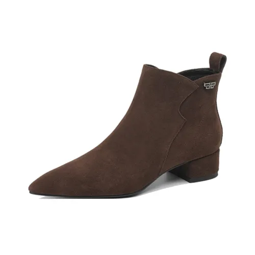 ZIXIAO Ботильоны Средний каблук 3 5CM Женские