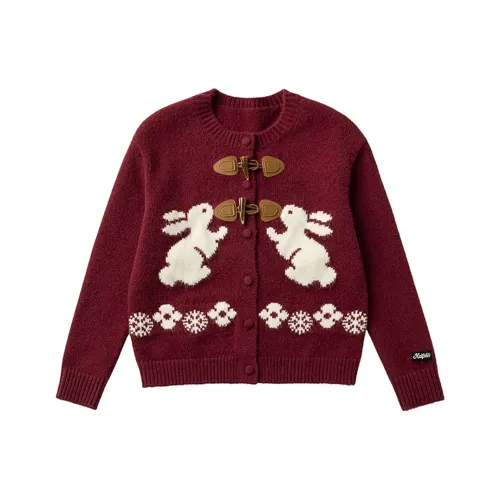 GRAYISMOON Бургунди Женский Трикотаж