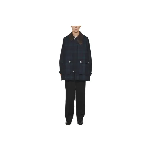 THE RERACS Fw25 RERACS Британский MELTON Рыбалка Пальто Куртки Пальто Мужской