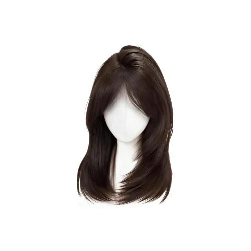 QIYEXUE Нет Wear Волосы Сетка Высокий Уровень Кость Восстановление Волос Заплат Женская Перука Высокая Температура Пряжа Короткие Прямые Волосы